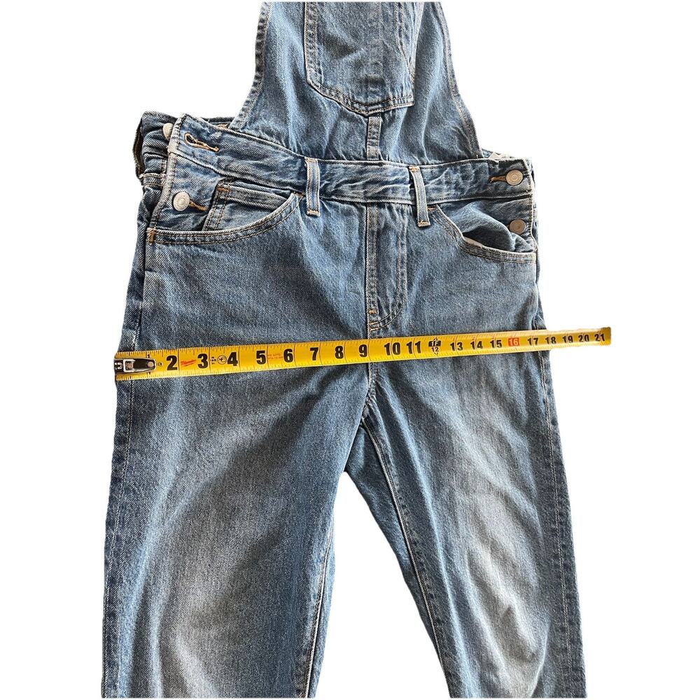 Levi's Premium Women's Bib Overalls Waterless Big E Medium Wash Size S - Picture 6 of 14